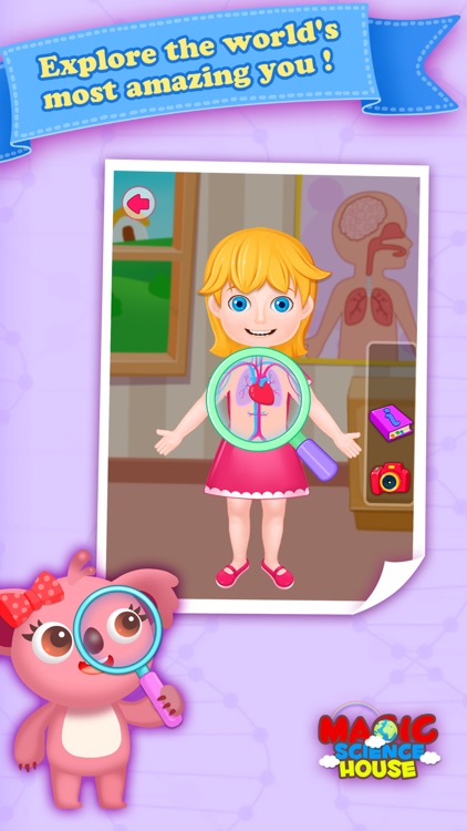 Kids Learn Human Body Girls screenshot-3