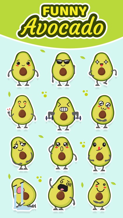 Avocado: Animated Stickers