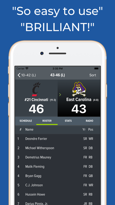 East Carolina Football App screenshot 3