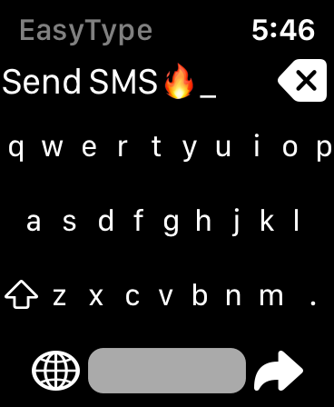 Screenshot #6 for EasyType Keyboard for Watch