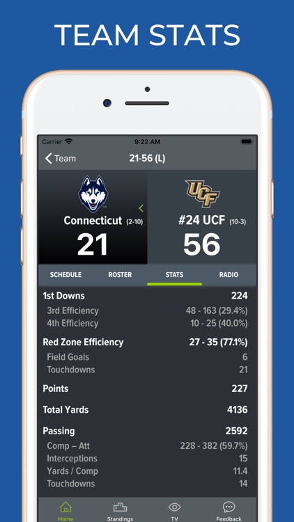 Connecticut Football Schedules screenshot-4