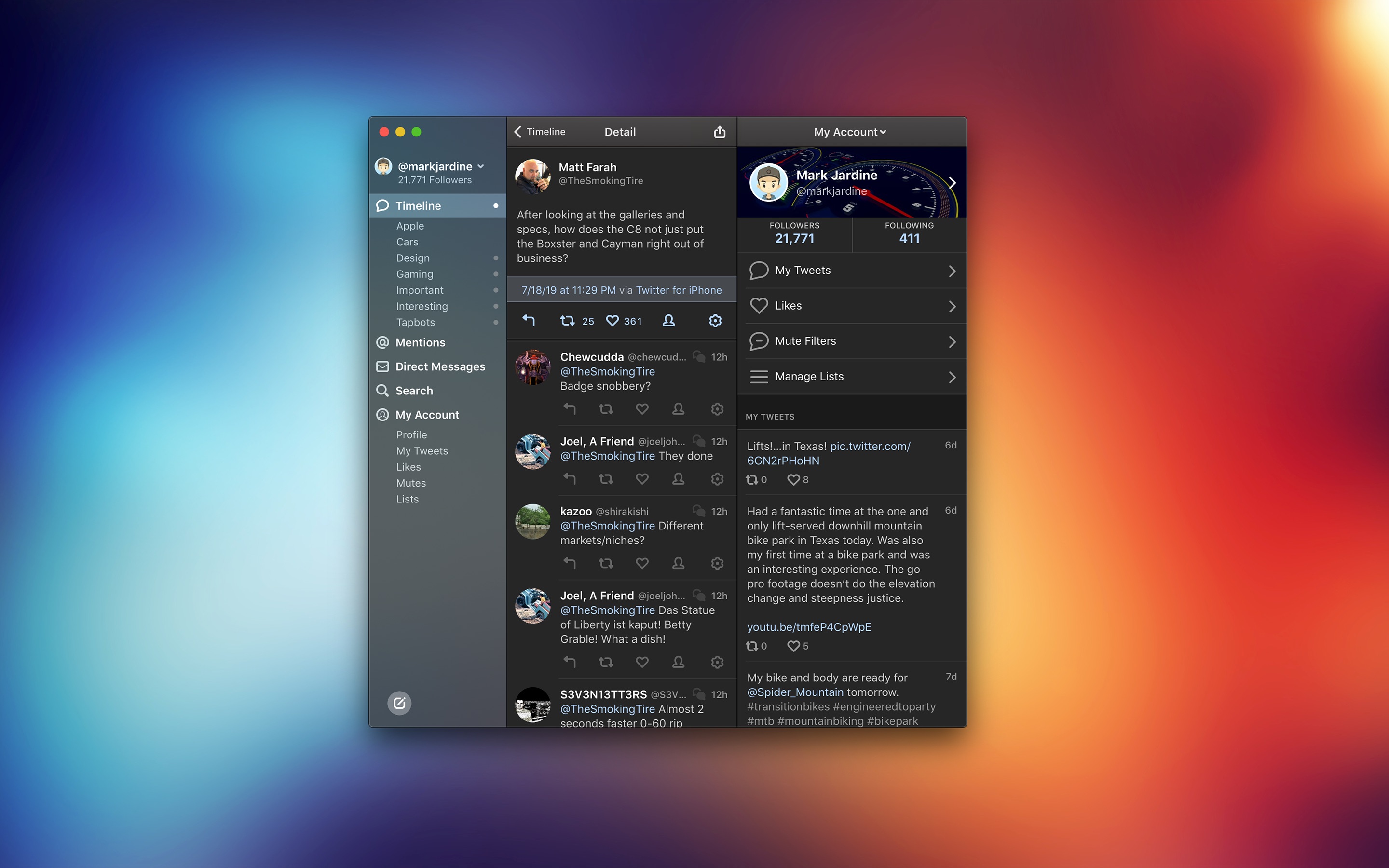 Screenshot do app Tweetbot 3 for Twitter