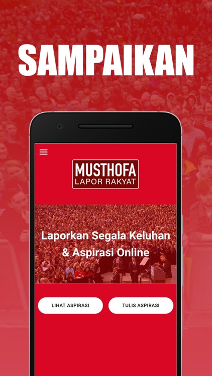 Musthofa Lapor Rakyat