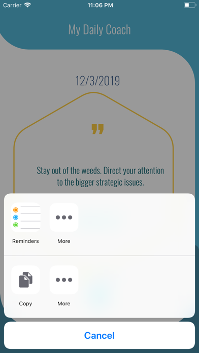 My Daily Coach screenshot 3