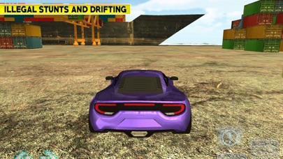 Drifting Car In Sea Port screenshot 2