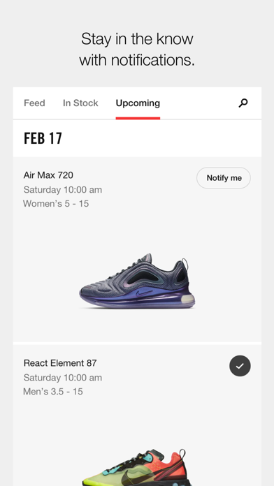 nike snkrs pc