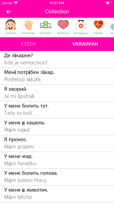 Czech Ukrainian Dictionary screenshot 2