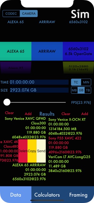 Sim DATA Calculator(圖1)-速報App