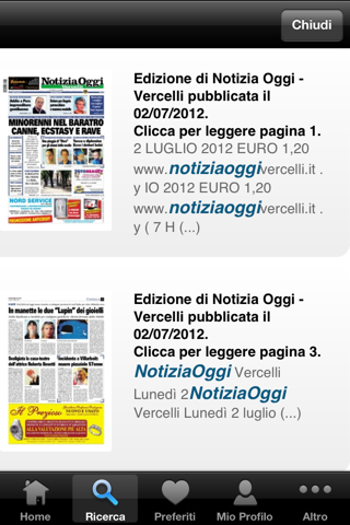 Notizia Oggi Vercelli screenshot 4