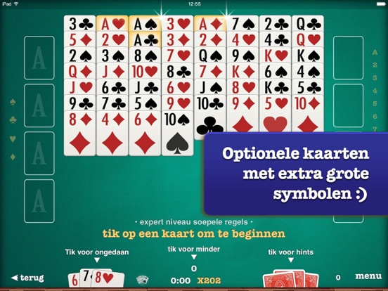 FreeCell ▻ Solitaire iPad app afbeelding 4