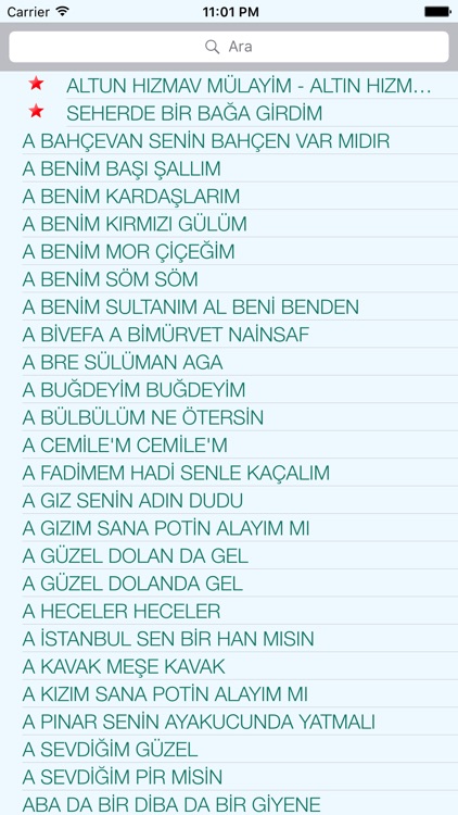 Türkü Sözleri - Offline arşiv
