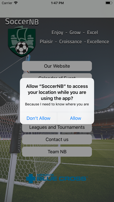 Soccer NB Mobile App screenshot 2