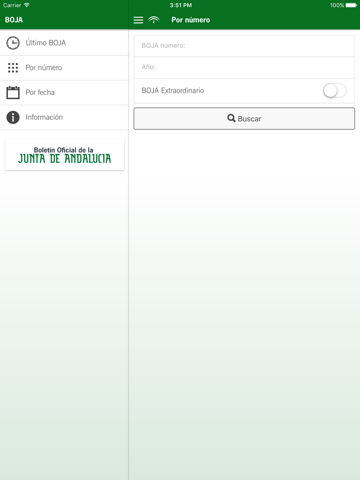 BOJA Boletín Oficial Andalucía screenshot 2