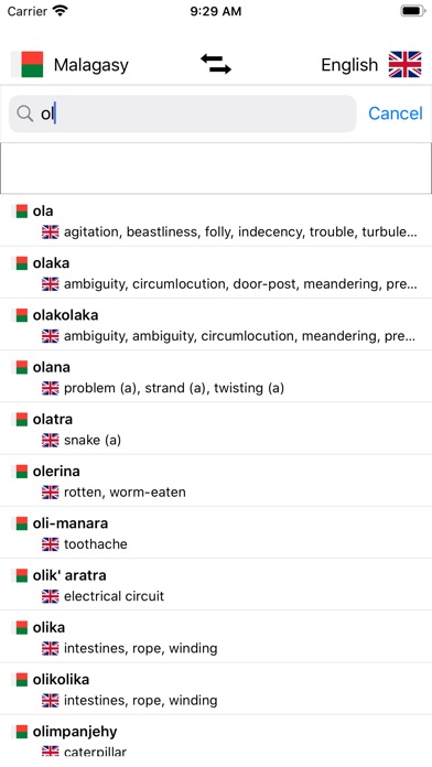【图】Malagasy-English Dictionary(截图1)