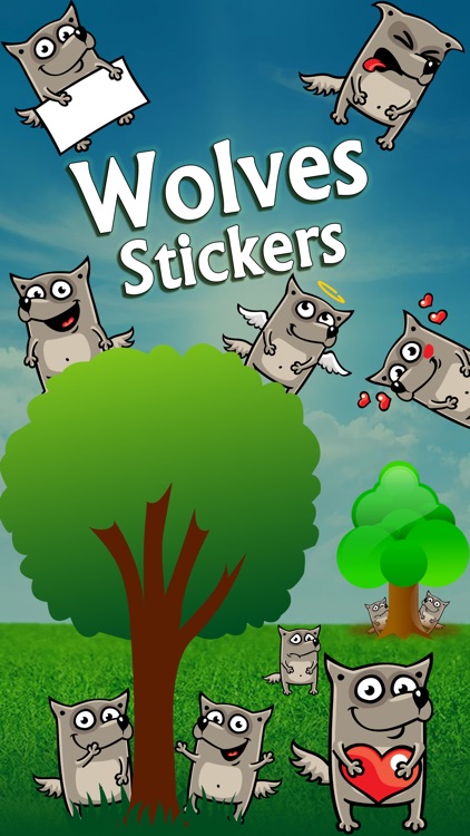 Wolf Emoji Stickers