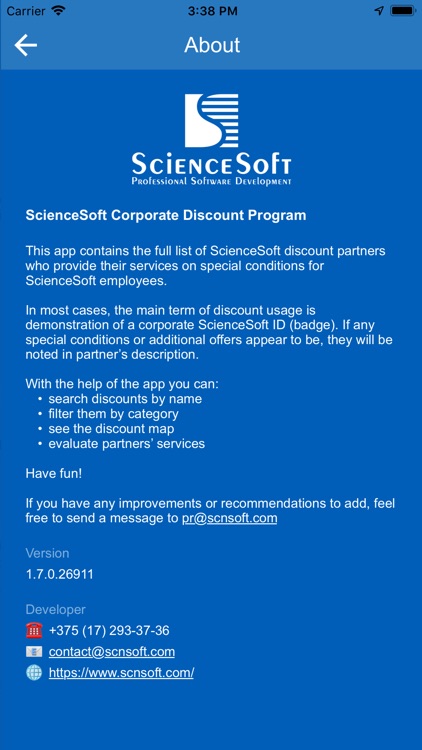 ScienceSoft Discounts screenshot-5
