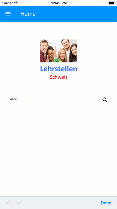 How to cancel & delete Lehrstellen Schweiz from iphone & ipad 1