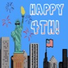 Happy Independence Day Sticker