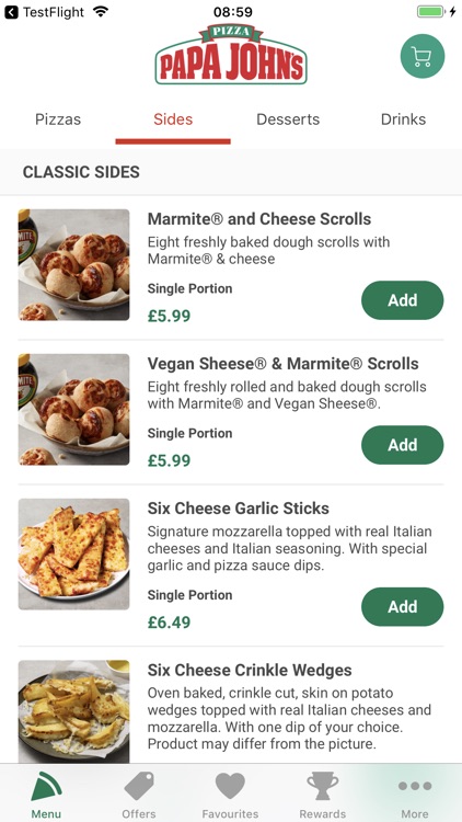 Papa John's screenshot-3