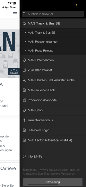 MAN Truck & Bus SE - myMAN(圖4)-速報App