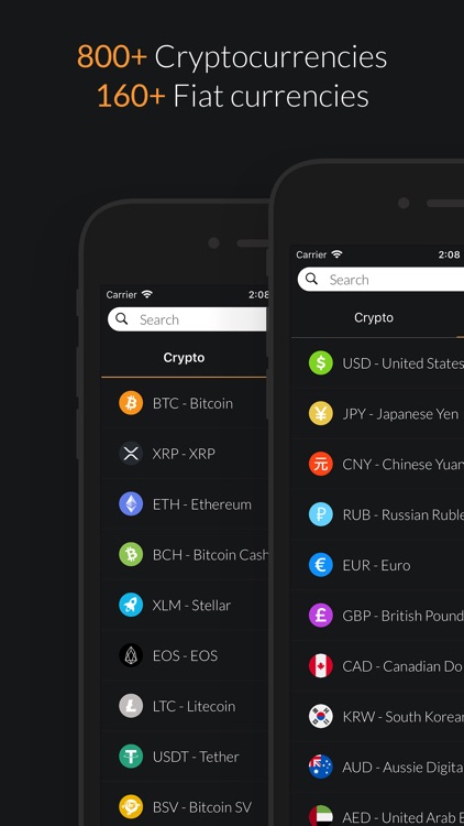 Crypto and Currency Converter