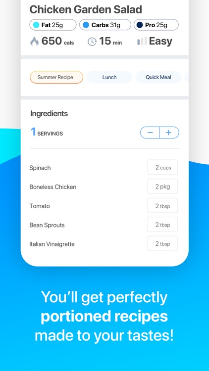G-Plans: Customized Nutrition screenshot-3