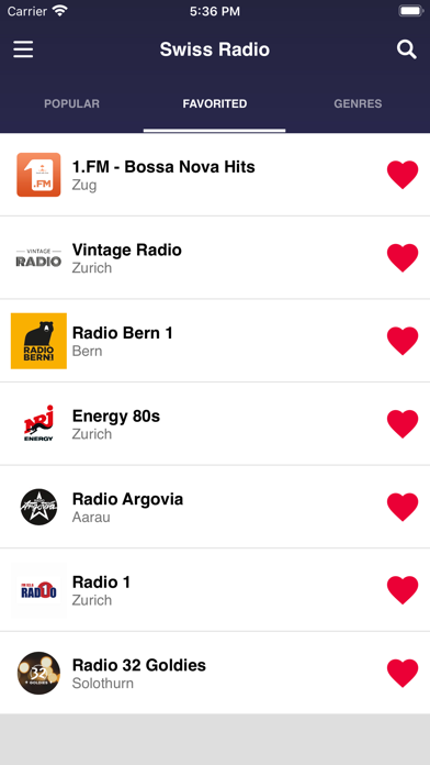 Swiss Radio screenshot 4