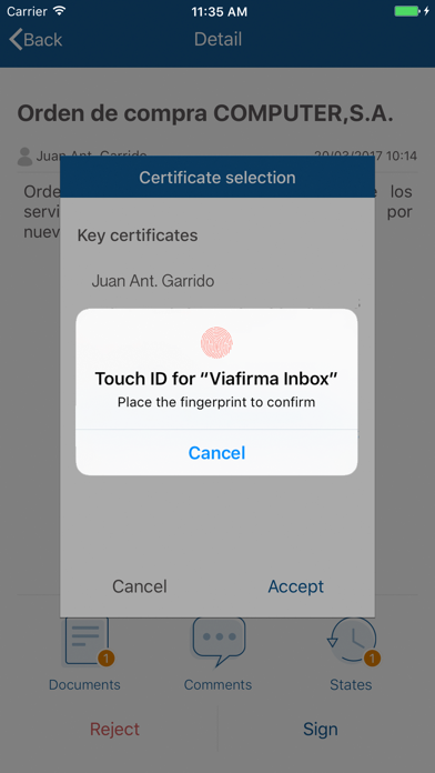 How to cancel & delete Viafirma inbox from iphone & ipad 4