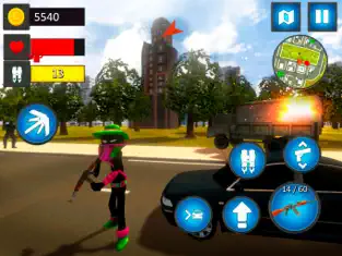 Imágen 3 Rope Stickman: Swinging Hero iphone