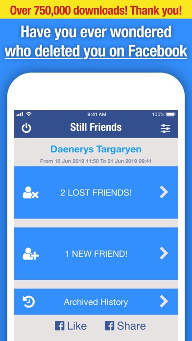 Still Friends - Who Deleted Me screenshot