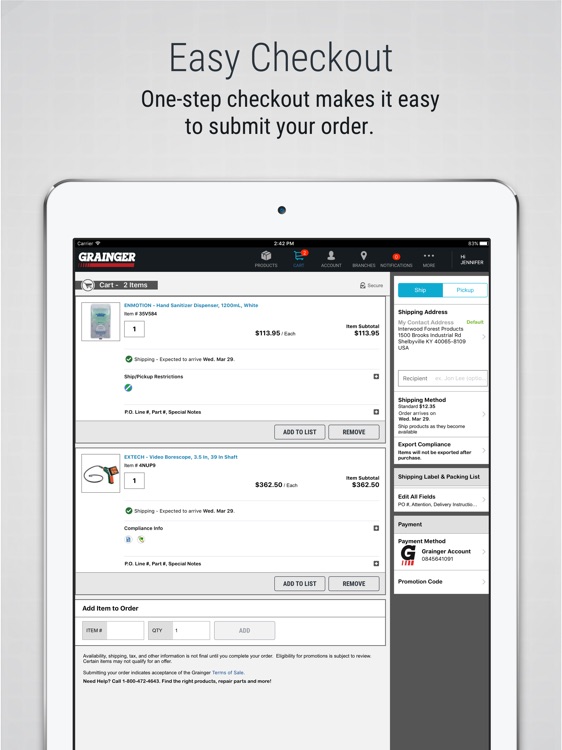 W.W. Grainger, Inc. For iPad screenshot-3