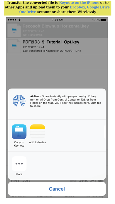 How to cancel & delete PDF to Keynote by PDF2Office from iphone & ipad 4