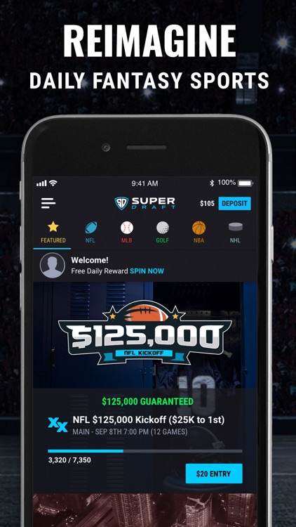 SuperDraft Fantasy Sports screenshot-0