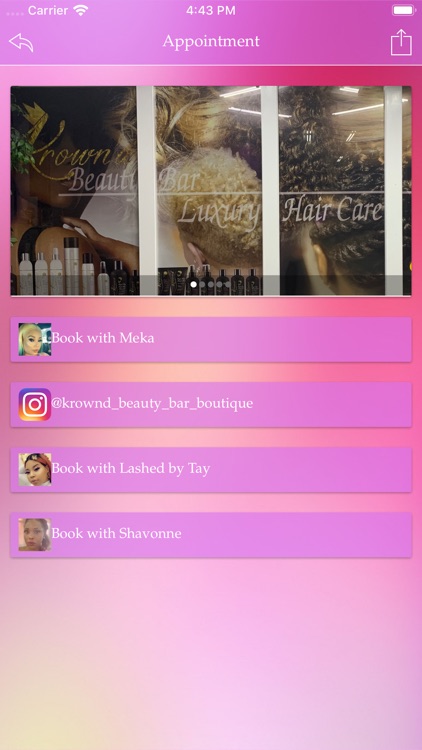 Krown'd Beauty Bar screenshot-3