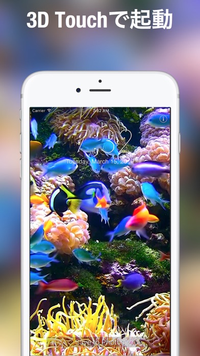 ロック画面用の水族館ライブ壁紙 Iphoneアプリ Applion