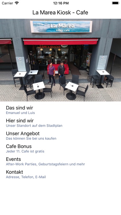 La Marea Kiosk-Cafe