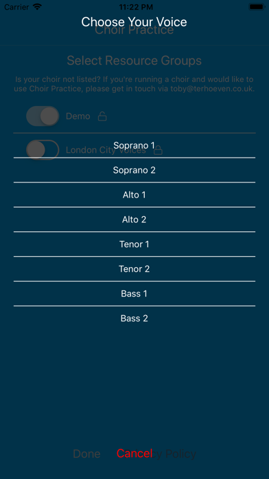 Choir - The Choir Practice App screenshot 2
