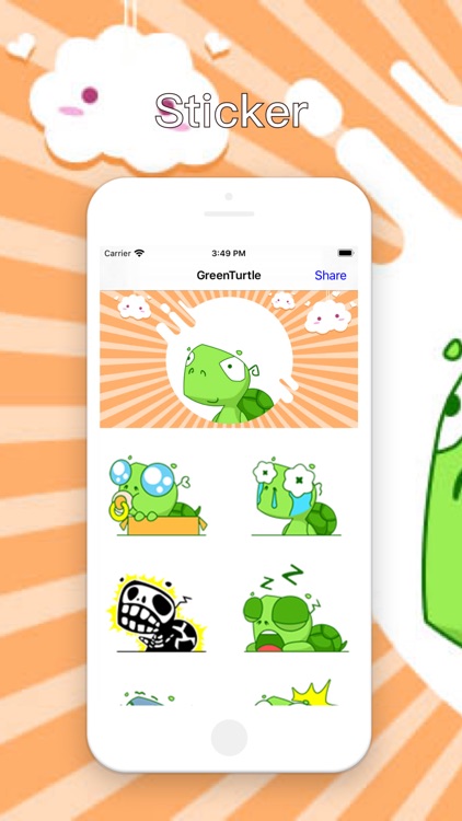 GreenTurtle-Sticker