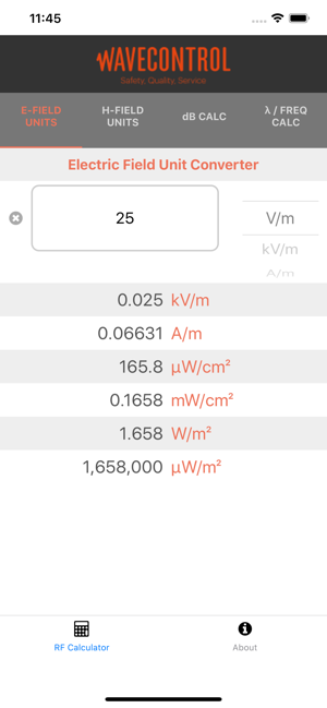 EMF Calculator