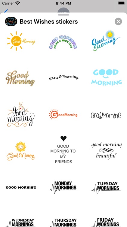 Best Wishes Greetings Stickers