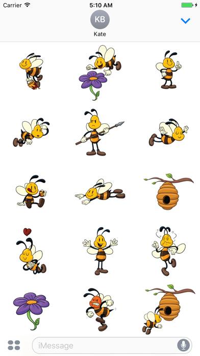 Screenshot #1 pour Sticker Me: Bee Life