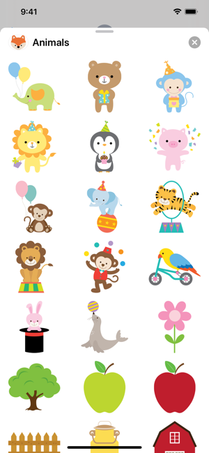 Cute Animal Friends Stickers(圖3)-速報App