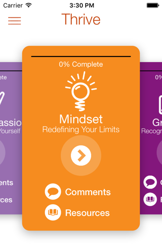 Thrive at UT - náhled