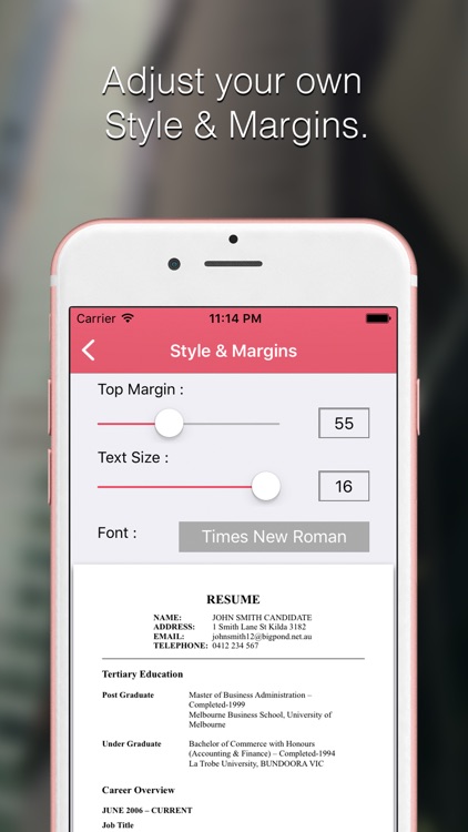 Resume Builder Templates screenshot-3