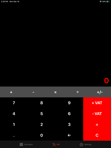 Calculator+VAT screenshot 2