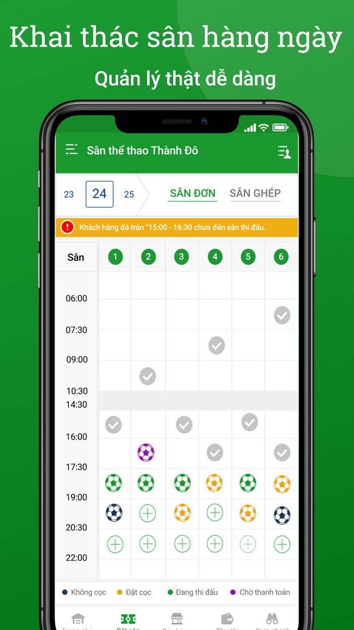 FMS Phần mềm quản lý sân bóng
