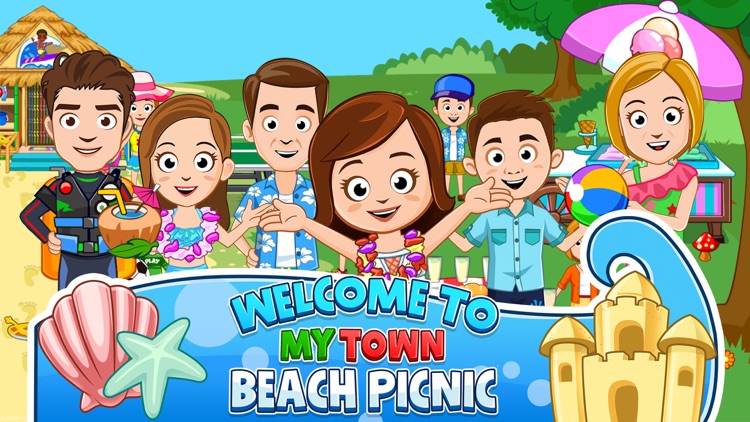 My Town : Beach Picnic screenshot-0