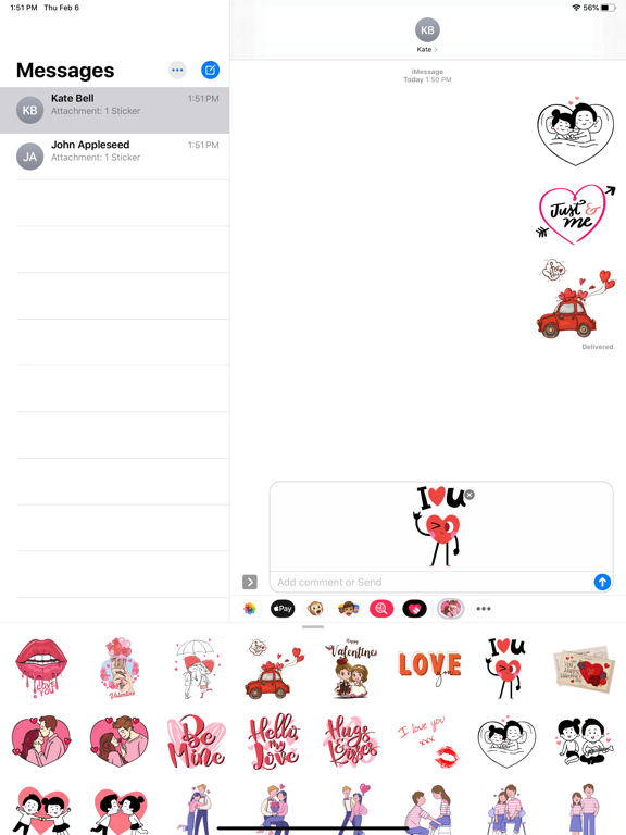 Love Love Love Stickers screenshot 6