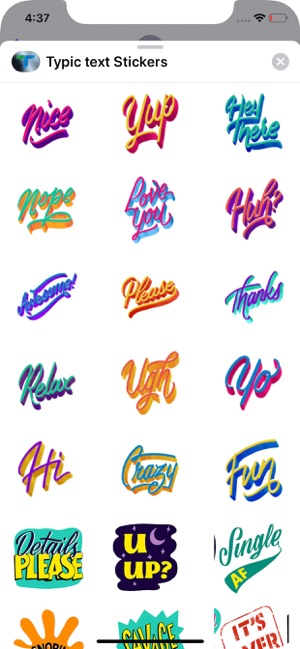 Typic Text Stickers(圖2)-速報App