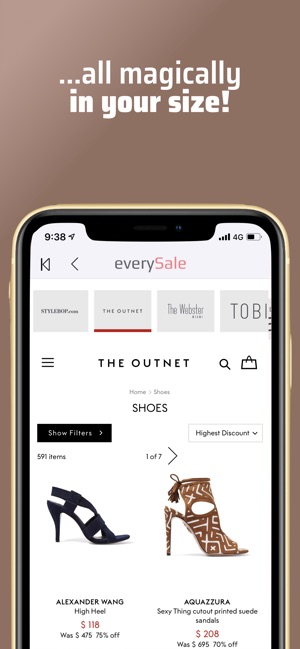 EverySale - Designer Clothing(圖5)-速報App